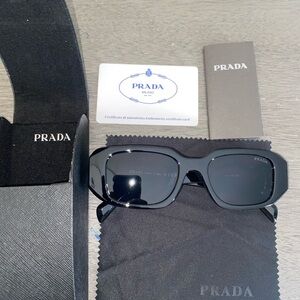 Prada Black Sunglasses unisex